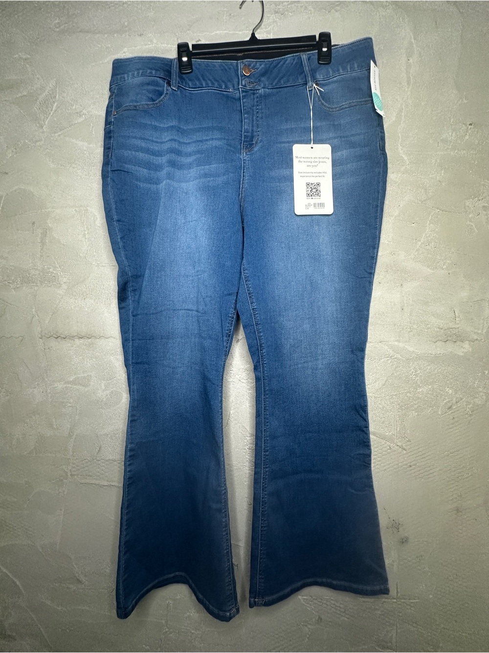 ✨ 1822 Denim Melcy High Rise Fit & Lift Flare Jeans 22W NWT